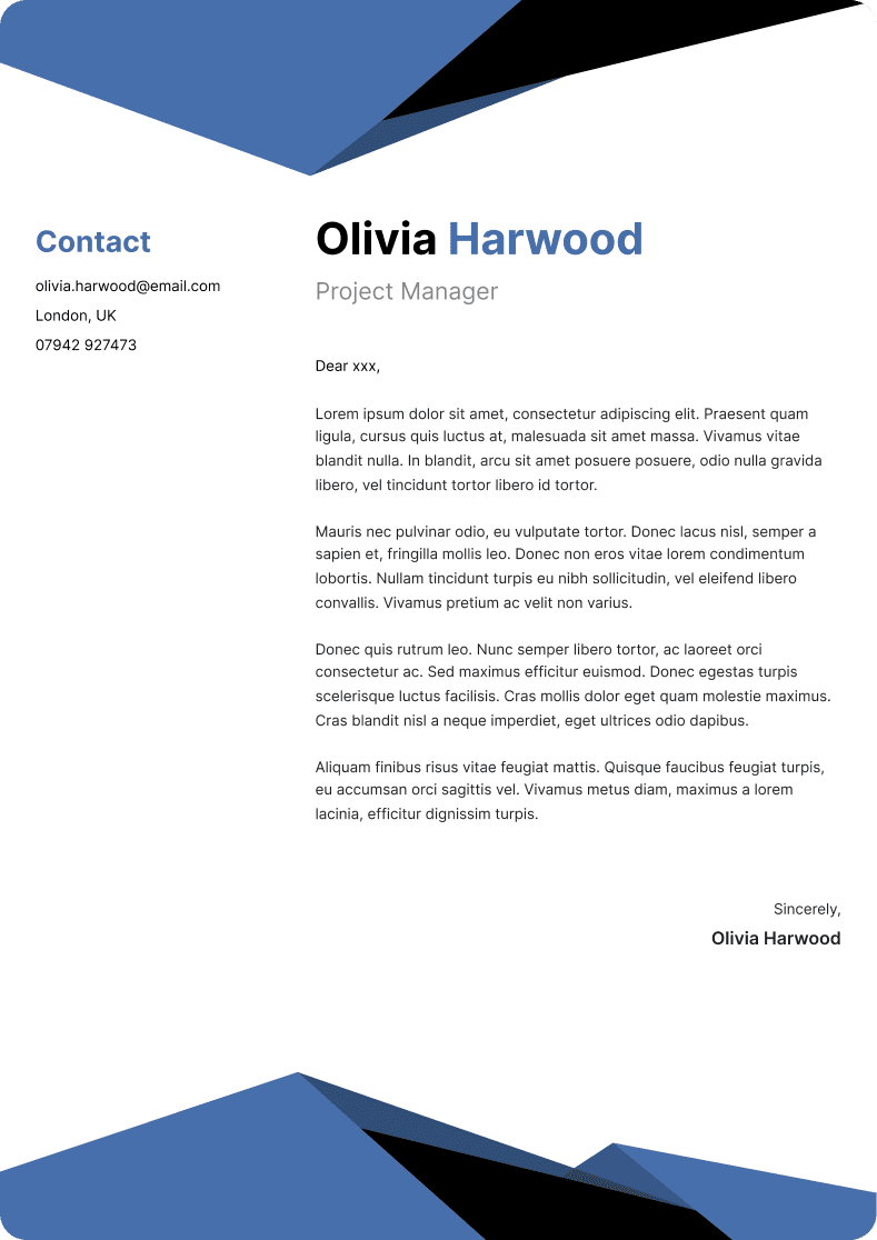 Cover Letter 2